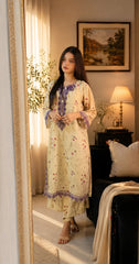 Urban Cut Stitched 2 Piece Swiss Lawn Co-Ord Set-C0286