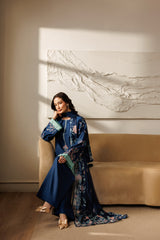 Mistfall By Panache Apparel Stitched 2-3 Piece Emb Cotton Ramadan Edit Suit-Linea