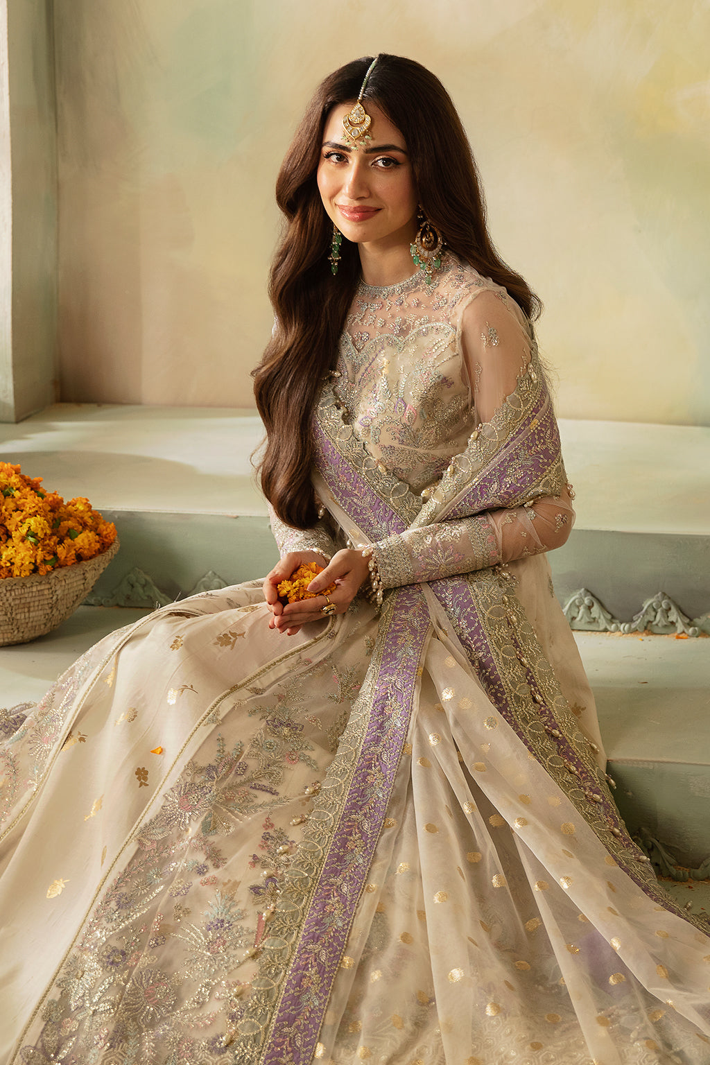 Elena By Meeral Unstitched 3 Piece Wedding Formals Collection'2025-Parisa