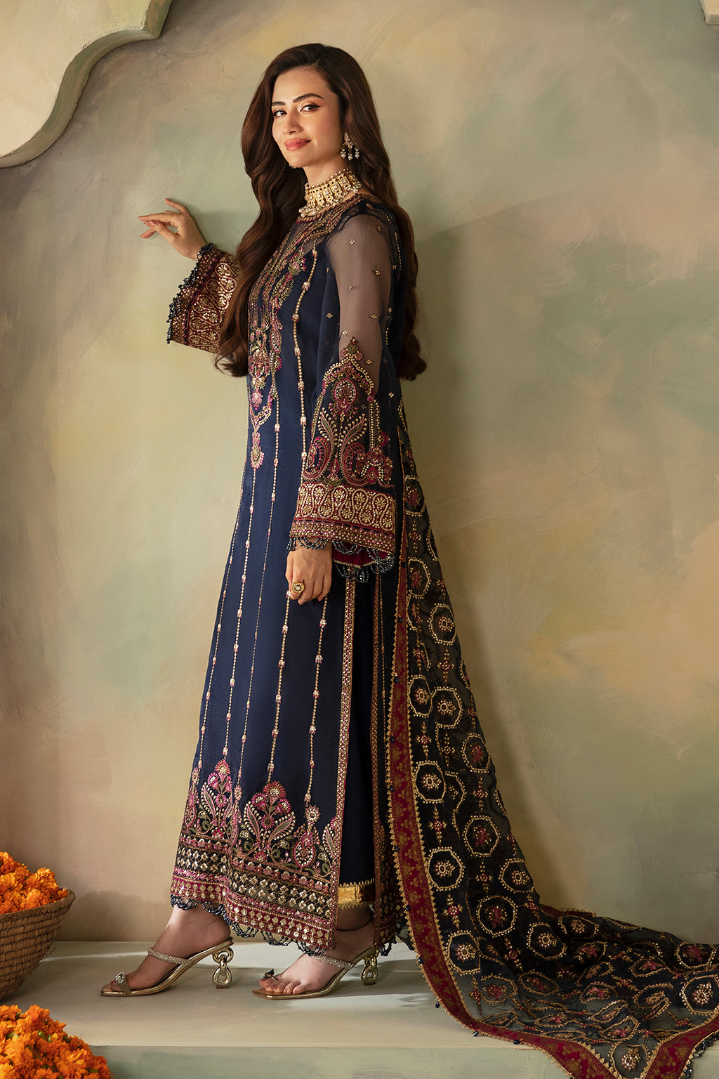 Elena By Meeral Unstitched 3 Piece Wedding Formals Collection'2025-Seren