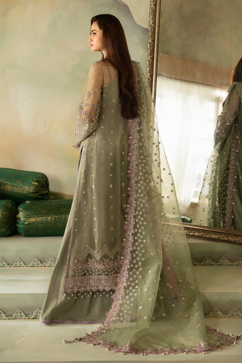 Elena By Meeral Unstitched 3 Piece Wedding Formals Collection'2025-Azar