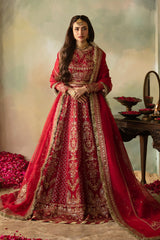 Elena By Meeral Unstitched 3 Piece Wedding Formals Collection'2025-Cerise