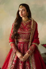 Elena By Meeral Unstitched 3 Piece Wedding Formals Collection'2025-Cerise