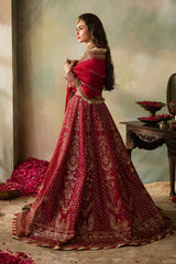 Elena By Meeral Unstitched 3 Piece Wedding Formals Collection'2025-Cerise