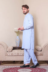 Real Image Mens Kurta Shalwar Winter Collection'2025-P-62sc Blue