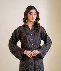 Sinopia Stitched 2 Piece Summer Women Suit-SS26-012-Dark Brown