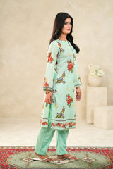 TBC Stitched 2 Piece Printed Summer Suit