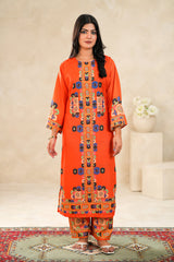 TBC Stitched 2 Piece Printed Summer Suit