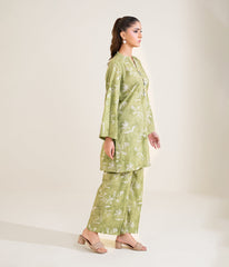 Har Din By Sinopia Stitched 2 Piece Printed Summer Lawn Suit-SS26-032-Kai Green
