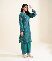 Sinopia Stitched 2 Piece Summer Women Suit-SS26-009-Green