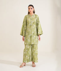Har Din By Sinopia Stitched 2 Piece Printed Summer Lawn Suit-SS26-032-Kai Green