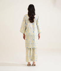 Sinopia Stitched 2 Piece Summer Women Suit-SS26-008-yellow