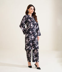 Sinopia Stitched 2 Piece Summer Women Suit-SS26-011-Black