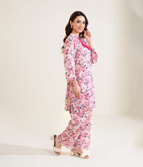 Sinopia Stitched 2 Piece Summer Women Suit-SS26-007-Pink