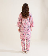 Sinopia Stitched 2 Piece Summer Women Suit-SS26-007-Pink