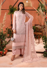 Heer By Humdum Stitched 3 Piece Formals Vol-02 Collection'2025-D08