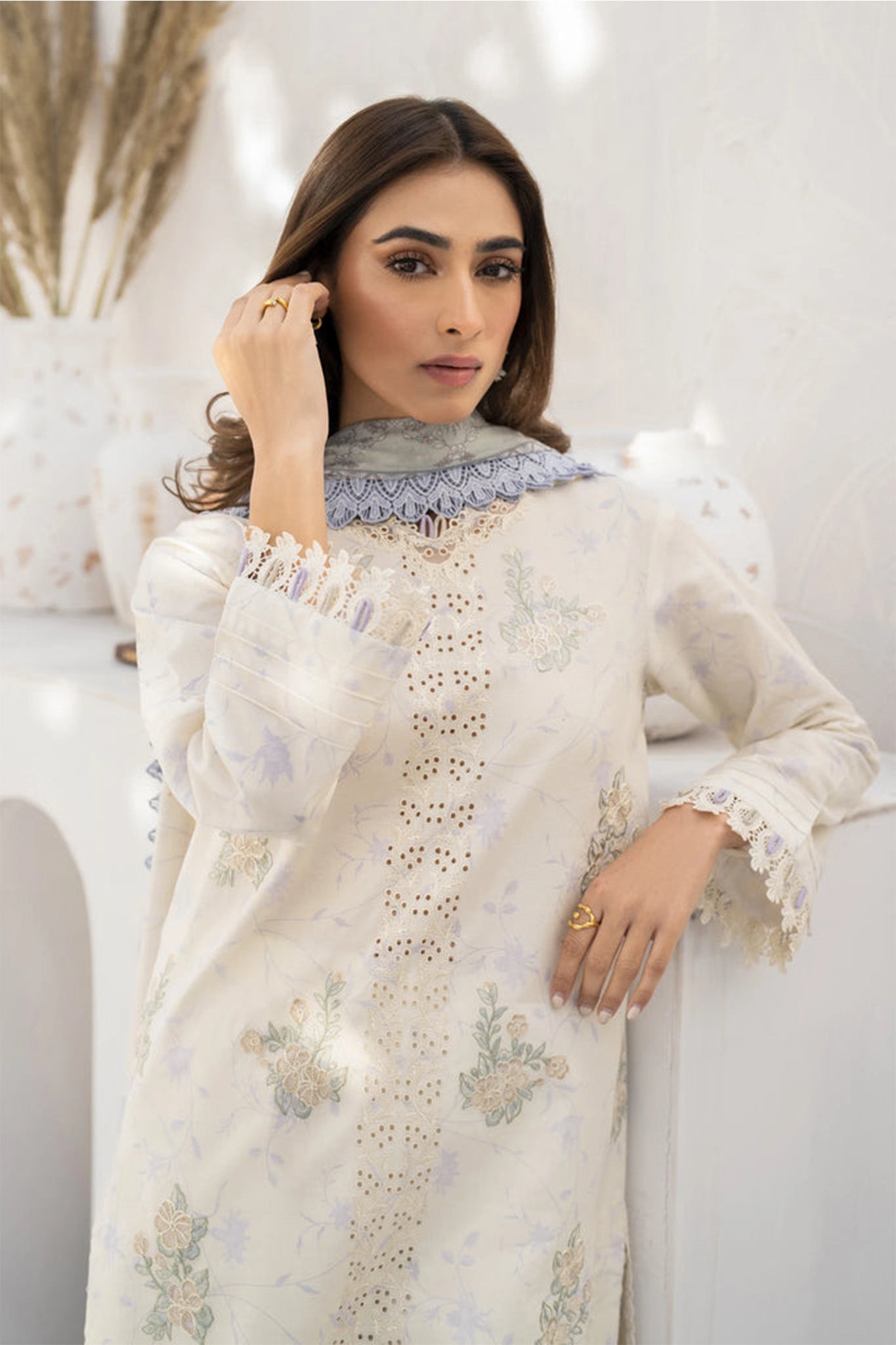 Shezlin By Aabyaan Unstitched 3 Piece Chikankari Ramadan Edit Collection'2024-AR-11-Zyna