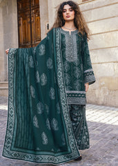 Meerak Stitched 3 Piece Premium Khaddar Suit-Maris
