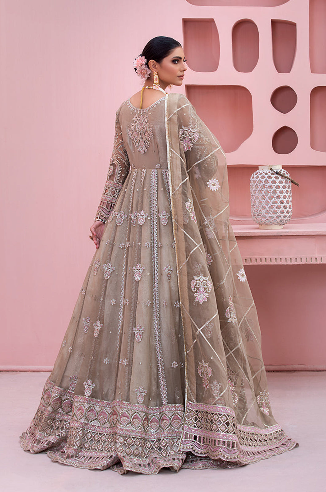 Tabeer By Diara Couture Stitched 3 Piece Formals Collection'2025-ZAINA-POMT-01-08