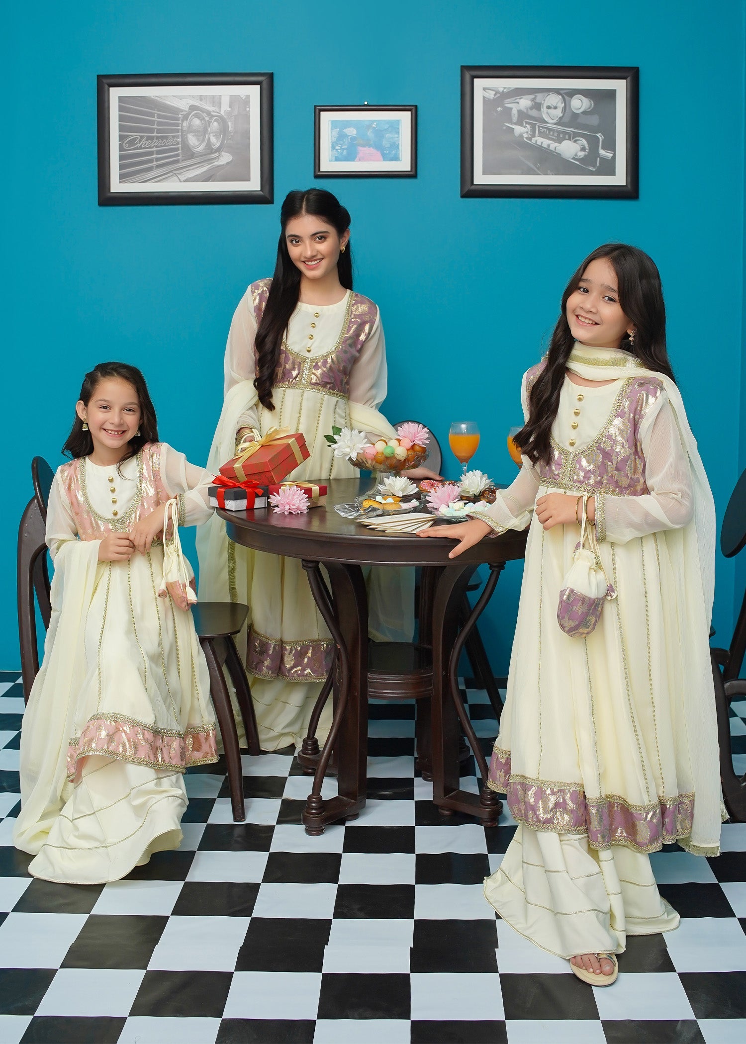 Modest Stitched 3 Piece Kids Festive Formals Edit-02 Collection'2024-Kanwal