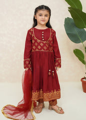 Modest Stitched 3 Piece Formals Kids Collection'2025-Gulnar