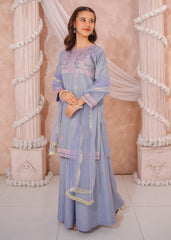Modest Stitched 3 Piece Eid Edit Vol-02 Suit-10765-Gry