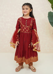Modest Stitched 3 Piece Formals Kids Collection'2025-Gulnar
