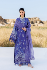 Sunlit Groove By Emaan Adeel Unstitched 3 Piece Luxury Lawn Suit-Petal Pulse