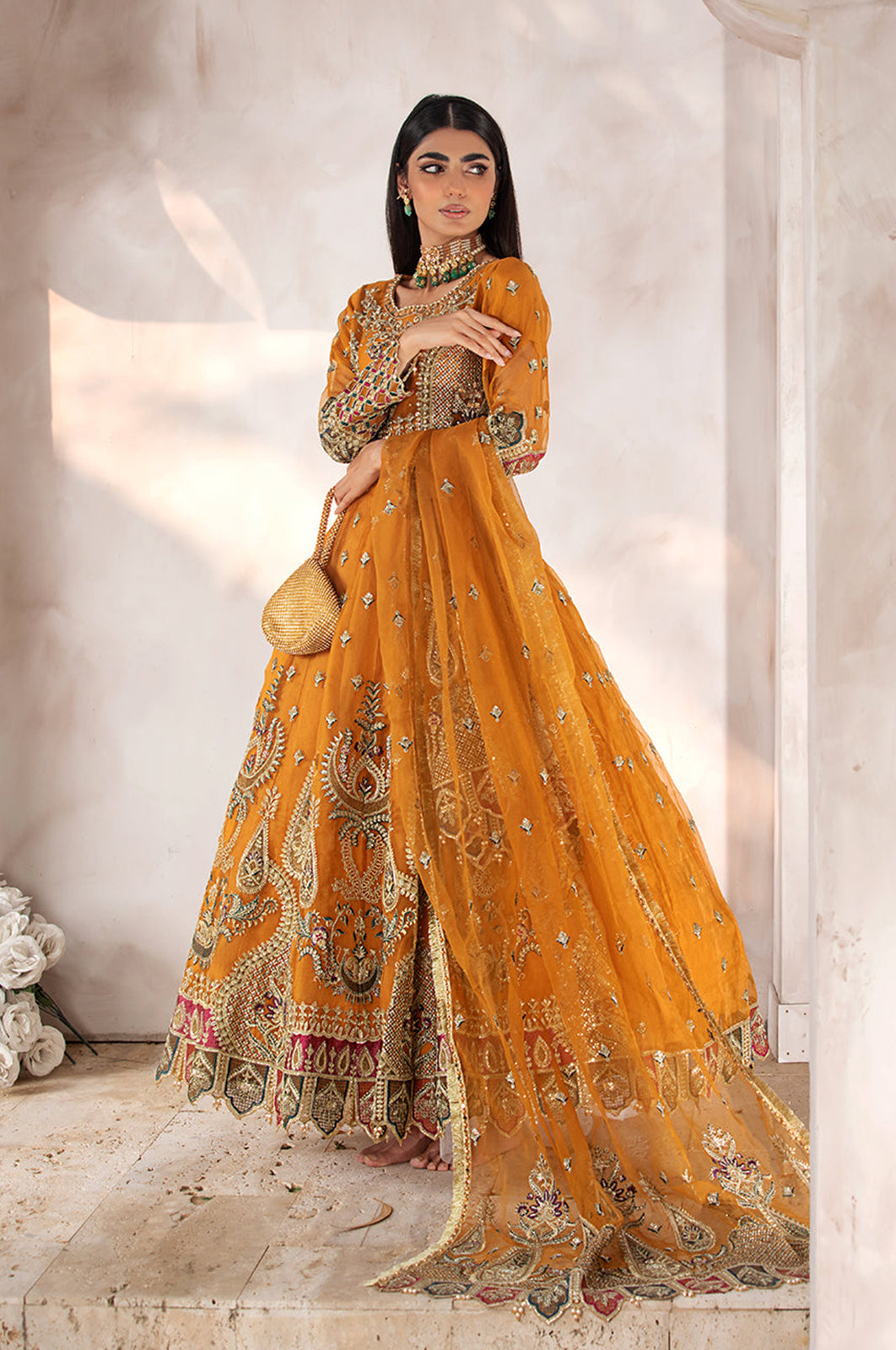 Abrish By Diara Couture Stitched 3 Piece Formals Collection'2025-INAYA - DF-03