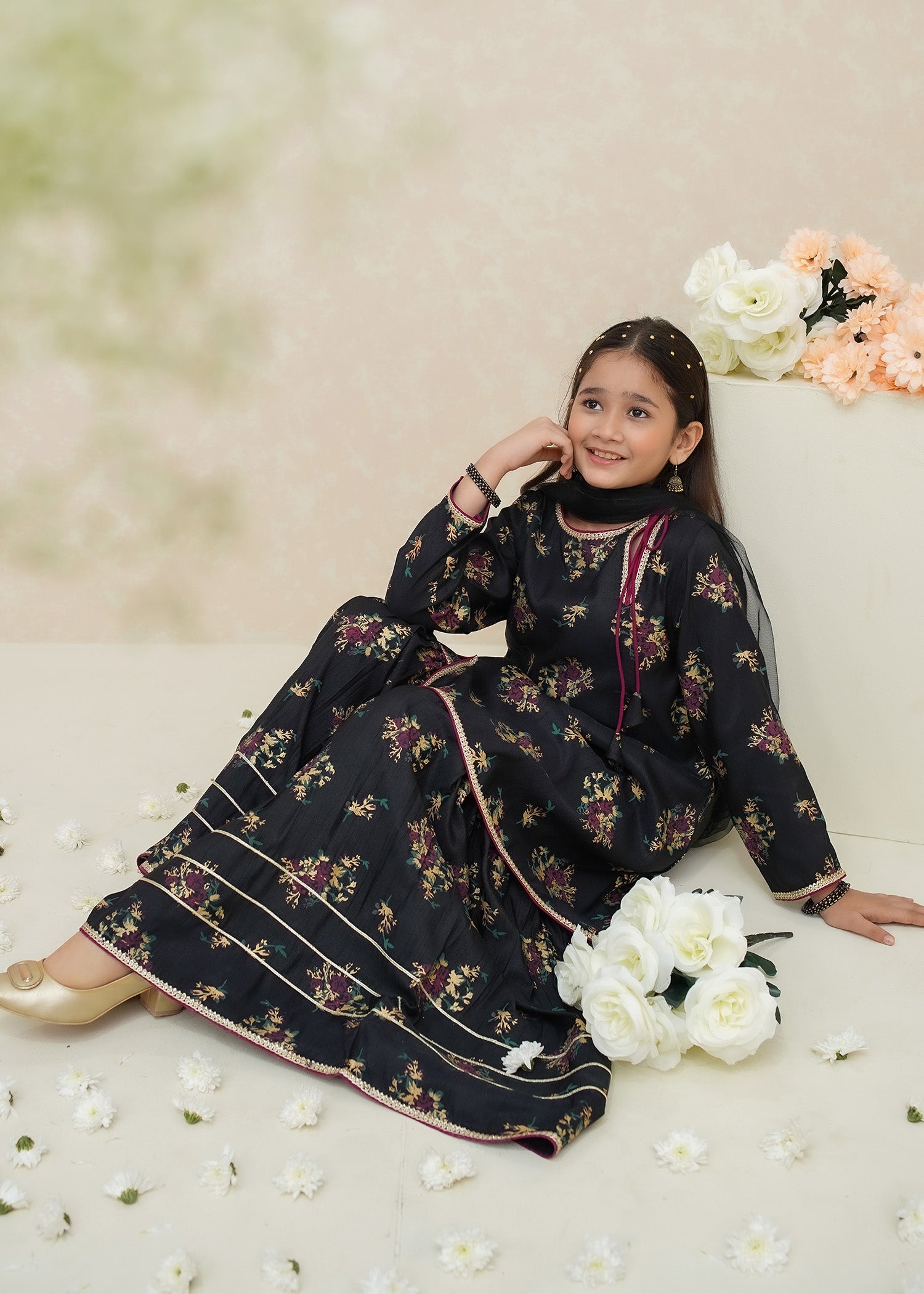 Modest Stitched 3 Piece Formals Kids Collection'2025-Siyara