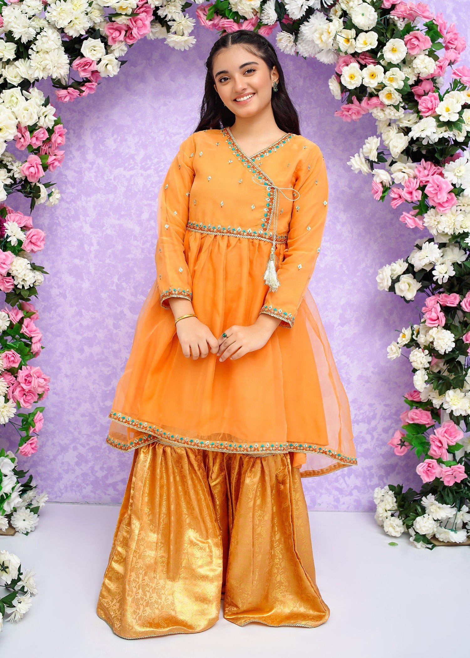 Modest Stitched 3 Piece Kids Festive Formals Edit-02 Collection'2024-Naimal