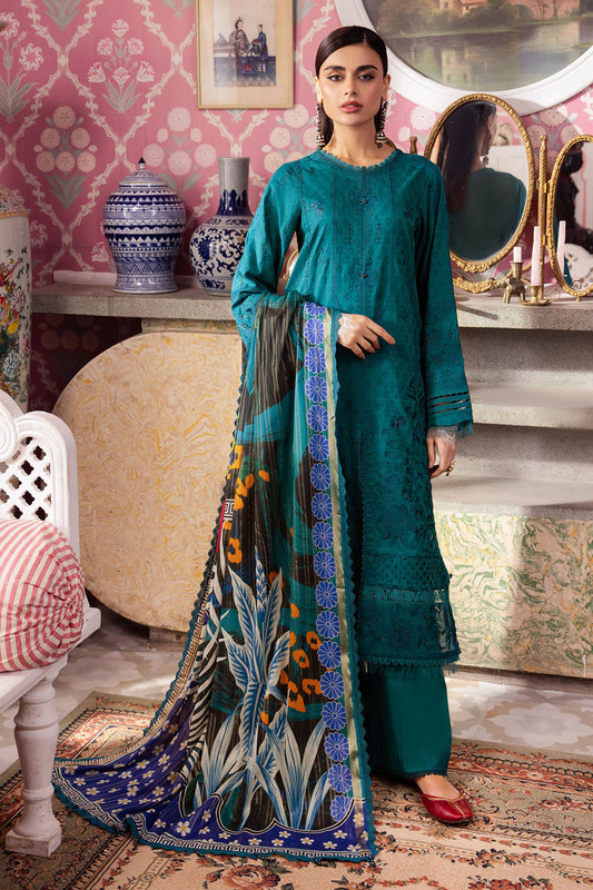 Maya by Nureh Unstitched 3 Piece Emb Lawn Collection'2024-NS-110