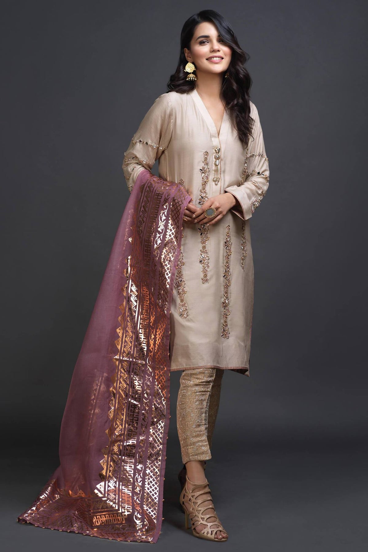 Khwahish By Zaaviay Stitched Vol 3 Silsila (Three Piece)
