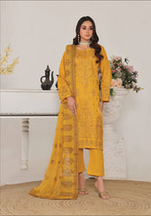 Doctori By Dr Haris Unstitched 3 Piece Lawn Suit-DOC-007