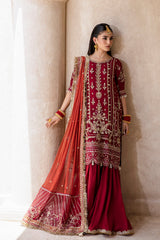 Zarposh Unstitched 3 Piece Formals Collection-ROSHAN