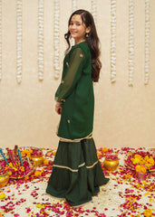 Gulzar By Modest Stitched 3 Piece Formals Collection'2025-8765-Green