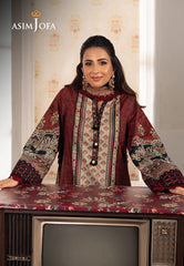 Asim Jofa Aira & Asra Pret Ajarp-26 Printed Lawn Stitched 3 Pcs