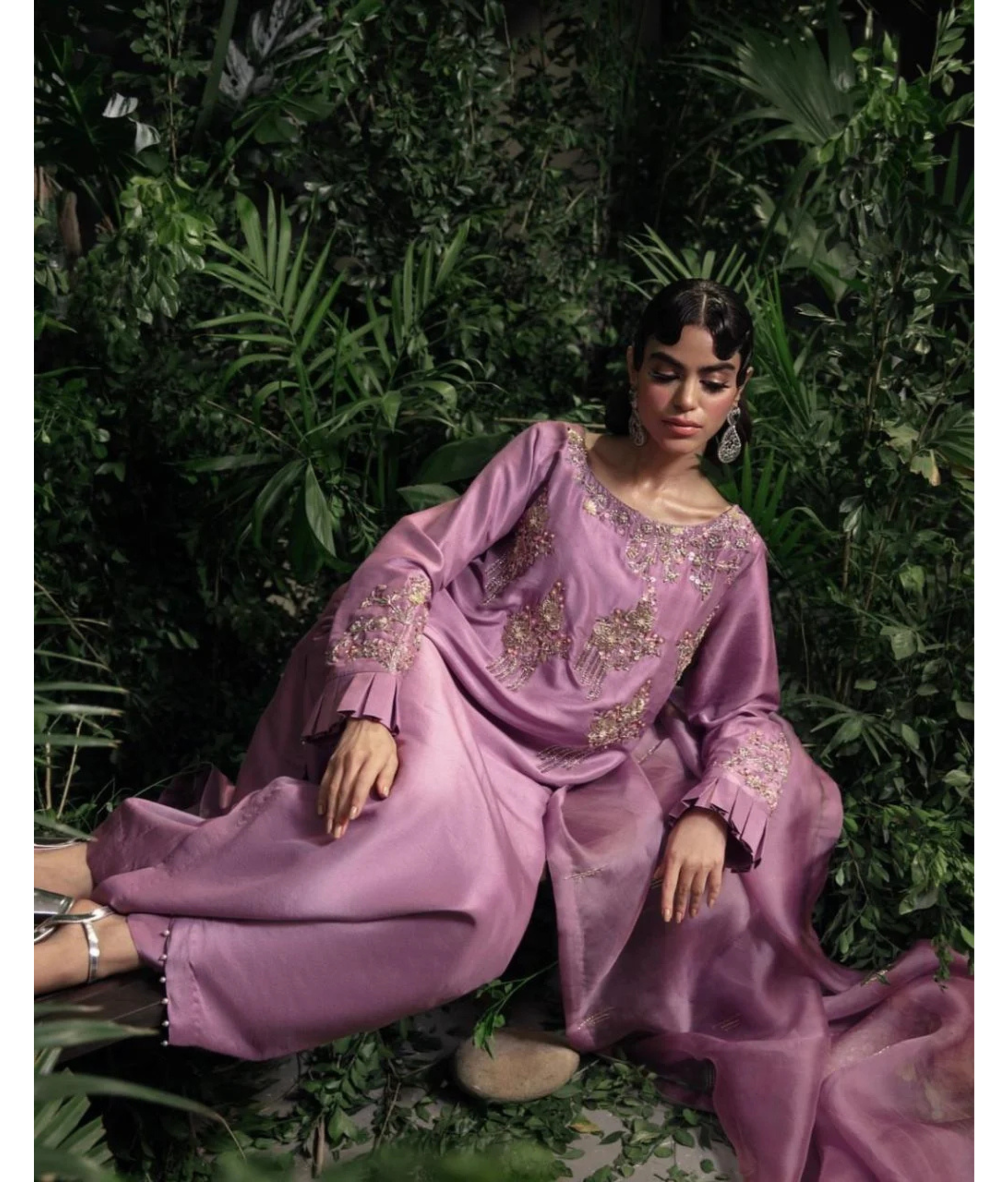 Luna By Mariam Malik Stitched 2 Piece Luxe Silk Pret Collection'2025-LUNA- Luxury Pret'24  - 13