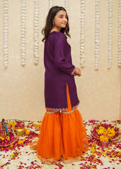 Gulzar By Modest Stitched 3 Piece Formals Collection'2025-8965-Purple