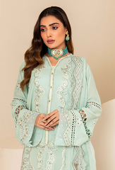 Flora By Humdum Unstitched 3 Piece Emb Lawn Collection'2024-FS-08