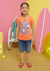 Modest Stitched Summer Kids Collection'2024-Happy Life Graphic Tee