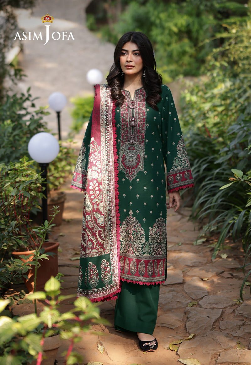 Asim Jofa Designers Limited Edition Ajuwd-40 Printed Stitched 3 Pcs