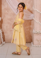 Modest Stitched 3 Piece Eid Edit Vol-02 Suit-10740-Ylw