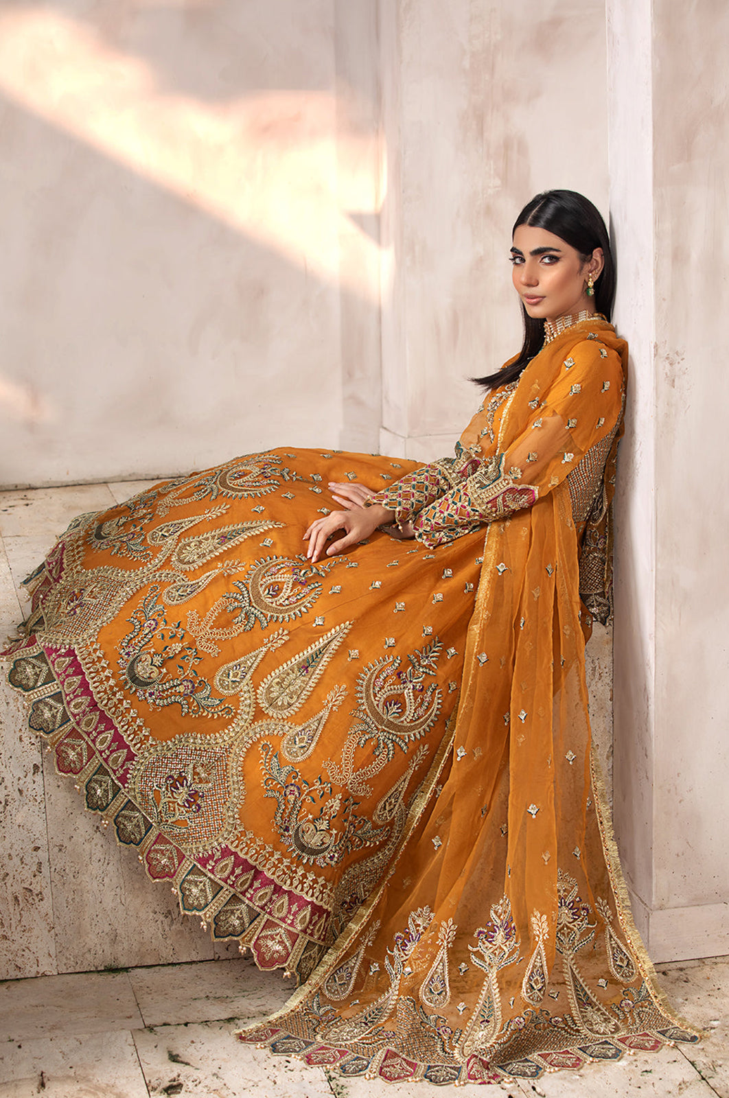 Abrish By Diara Couture Stitched 3 Piece Formals Collection'2025-INAYA - DF-03