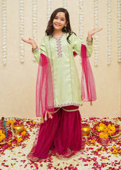 Gulzar By Modest Stitched 3 Piece Formals Collection'2025-8965-Green