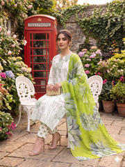 Dr Print 17 By Dr Haris Unstitched 3 Piece Lawn Suit-DPR-0165