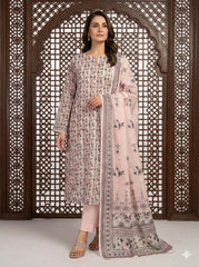 Dr Haris Unstitched 3 Piece Printed  Lawn Vol-03 Suit-DRP-029