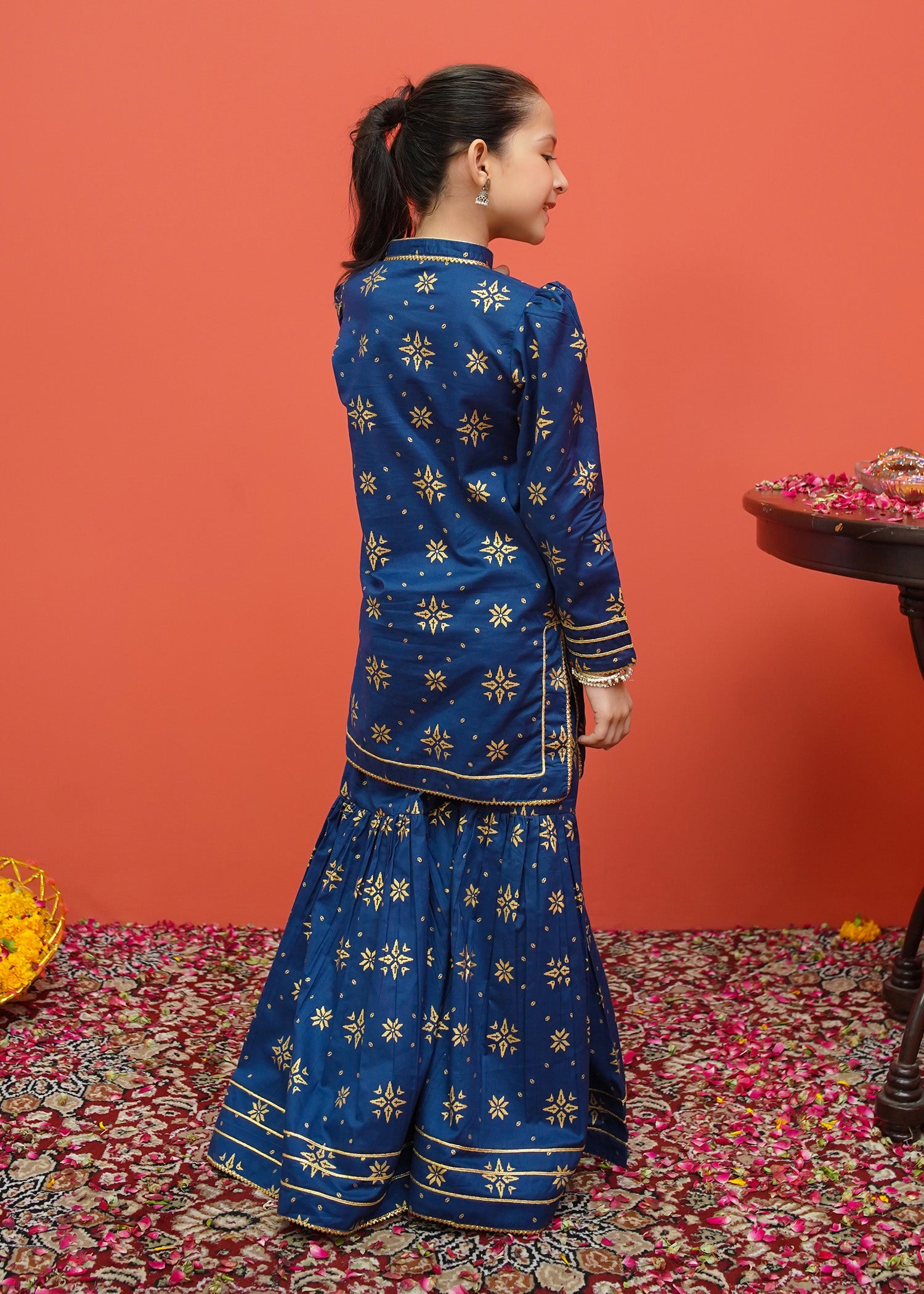 Festive Ensembles By Modest Stitched 3 Piece Printed Emb Cambric Vol-02 Collection'2024-8555