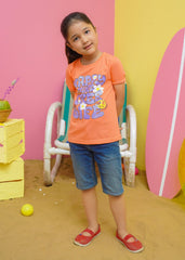 Modest Stitched Summer Kids Collection'2024-Happy Life Graphic Tee