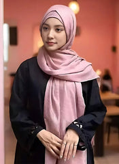 Hijab Ul Hareem Solid Stripe Hijab